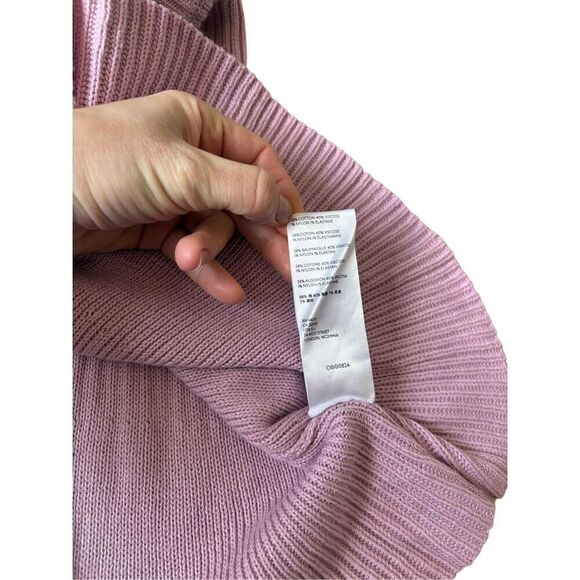 FREE PEOPLE Knit Orchid Purple Ruffle Solid Skirt size S - Picture 7 of 7